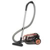 Aspirador Trineo Ciclónico Sin Bolsa, Tubo Telescópico, Filtro Hepa, Enrollamiento Cable, Clase A Negro/naranja 750w Mpm Mod-25