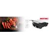 Parrilla Eléctrica Doble Contact Grill Tapa Basculante Adaptable Altura, Regulador Temperatura Negro/plata 2000w Mpm Mgr-09m