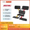 Sandwichera 3 En 1, Gofrera Belga, Grill-plancha, Bandejas Intercambiables, Placas Antiadherentes Negro 1200w Mpm Mop-33m