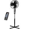 Ventilador Pie Oscilante 42 Cm, 3 Velocidades, Altura Ajustable, Temporizador, Mando Distancia Negro 50w Mpm Mwp-19