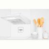 Campana Extractora Bajo Mueble Cocina 60cm, 3 Velocidades Extracción, Recirculación Aire, 63 Db Blanco  Mpm Mpm-61-px-70