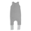 Saco De Dormir Con Pies Reversible T-s Jersey Algodón Melange Light-dark Grey