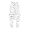 Saco De Dormir Con Pies Reversible T-m Jersey Algodón Black Dots-bloom