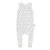 Saco De Dormir Con Pies Reversible T-m Jersey Algodón Black Dots-bloom