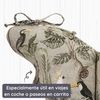 Almohada Para Bebés Antichoque Mariposa Khaki