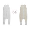 Saco De Dormir Con Pies Reversible T-s Jersey Algodón Melange Light Grey-melange Beige