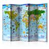 Biombo - World Map For Kids Ii  (225x172 Cm)