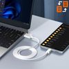 Cable Xiaomi Usb A Usb-c De Carga Y Sincronización De 6a De Intensidad 1m Blanco