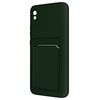 Carcasa Xiaomi Redmi 9a / 9at Silicona Flexible Tarjetero Forcell Verde