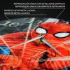 Reloj De Pared Brillo Spiderman 001 Marvel Negro