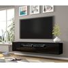 Mesa Tv Aura 200x37x36-42 No Led Negro