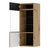 Armario De Pared Auris 45x37x115 Crema & Negro