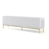 Mesa Tv Ravennab 200x42x58 Blanco & Crema