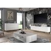 Mesa Tv Ravennab 200x42x58 Blanco & Crema