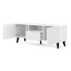 Mesa Tv Ravenna Pb Rtv150 2d1s 150x42x56 Blanco & Negro