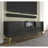 Mesa Tv Ravenna Pc Rtv150 2d1s 150x42x56 Negro & Dorado