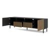 Mesa Tv Ravennaf 200x42x58 Crema & Negro