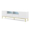 Mesa Tv Ravenna Bck Rtv200 2d2s 200x42x58 Blanco & Crema