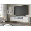 Mesa Tv Ravenna Bck Rtv200 2d2s 200x42x58 Blanco & Crema