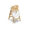 Trona Infantil De Madera Floris White Natural De Lionelo