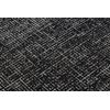 Alfombra De Cuerda Sisal Floorlux Circulo 20401 Marco Negro/plateado Circulo 160 Cm