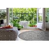 Alfombra De Cuerda Sisal Loft 21193 Circulo Boho Marfil/plateado/gris Circulo 160 Cm