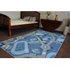 Moqueta Antideslizante Infantil Street Azul 150x450 Cm