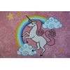 Alfombra Infantil Unicorn Unicornio Rosa 150x200 Cm