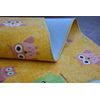 Alfombra Infantil Owls Búhos Buhitos Amarillo  100x150 Cm