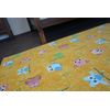 Alfombra Infantil Owls Búhos Buhitos Amarillo  100x150 Cm