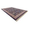 Alfombra Windsor 22991 Ornamento, Cuadro, Franja Azul Oscuro / Marfil 120x170 Cm