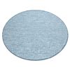 Alfombra De Cuerda Sisal Loft 21198 Circulo Boho Marfil/plateado/azul Circulo 160 Cm