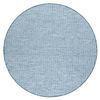 Alfombra De Cuerda Sisal Loft 21198 Circulo Boho Marfil/plateado/azul Circulo 160 Cm