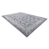 Alfombra Sisal Sion Marco, Ornamento, Vintage 2832 Tejido Plano Azul / 120x170 Cm