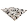 Alfombra Sisal Cooper Mosaico, Triangulos 22222 Crudo / Negro 180x270 Cm