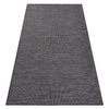 Alfombra Sisal Patio 2778 Tejido Plano Negro / Beige 117x170 Cm