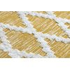 Alfombra Eco Sisal Boho Moroc Diamantes 22297 Franjas - Dos Niveles De 136x190 Cm