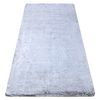 Alfombra De Lavado Moderna Lapin Shaggy Antideslizante Gris / Marfil 180x270 Cm