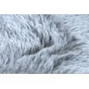 Alfombra De Lavado Moderna Lapin Círculo, Shaggy Antideslizante Gris  Circulo 100 Cm