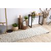 Alfombra, Corredor Berber Syla B752 Puntos Crema Para La Cocina, Entra 70x250 Cm