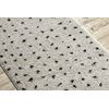 Alfombra, Corredor Berber Syla B752 Puntos Crema Para La Cocina, Entra 70x250 Cm