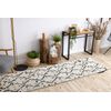 Alfombra, Corredor Berber Tetuan B751 Zigzag Crema Para La Cocina, Ent 60x250 Cm