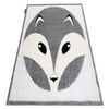 Alfombra Infantil Moderna Joy Fox, Zorro Para Niños - Estructura Dos  140x190 Cm