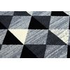 Alfombra Bcf Base 3987 Trigone, Triangulos, Cuadrícula, Geométrico G 185x270 Cm