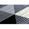 Alfombra Bcf Base 3986 Geometric Triangulos Geométrico Gris / Negro 185x270 Cm