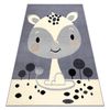 Alfombra Bcf Flash Fox 3995 - Zorro Gris 140x190 Cm