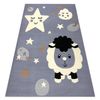 Alfombra Bcf Flash Sheep 4000 - Oveja Gris 140x190 Cm