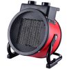 Calefactor Cerámico Termoventilador Portátil, 2 Niveles Potencia Termostato Automático, Moderno Negro/rojo 2400w Camry Cr7743