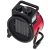 Calefactor Cerámico Termoventilador Portátil, 2 Niveles Potencia Termostato Automático, Moderno Negro/rojo 2400w Camry Cr7743