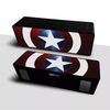 Altavoz Bt Stereo 2.1 Portátil Inalambrico 10w Captain America 001 Marvel Rojo